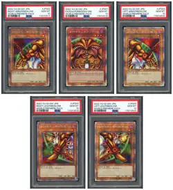 Yu-Gi-Oh PSA 10*5 Exodia/Forbidden One Promo Set 2022 World Premiere Pack JPN - Image 1