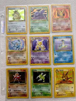 Vintage Pokemon Holo Lot (9 Cards) - Base, Jungle & Fossil Sets WOTC Era 1999 - Image 2