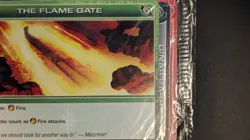 Chaotic Fire And Stone 3 Card Promo Featuring Flame Gate 91/100 Location Sealed - Image 2