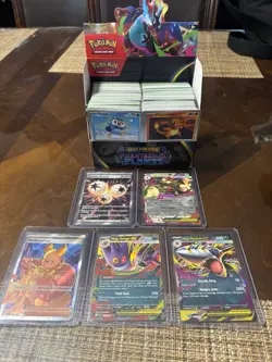 Pokemon Phantasmal Flames Bulk Lot 200+ Holo Uncommon and Pokemon Live QR Cards - Image 1