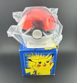 Pokemon Pikachu 23k Gold Plated Trading Card & Pokeball Burger King Sealed - Image 1