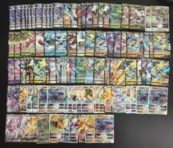 100 Lot Pokemon TCG Chinese Card RR RRR VMAX Charizard Rayquaza Sylveon A42 SQ - Image 1
