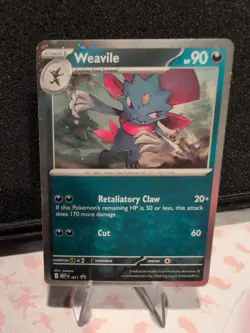 Tcg Pokemon TCG Phantasmal Flames Weavile Promo Card - Image 1