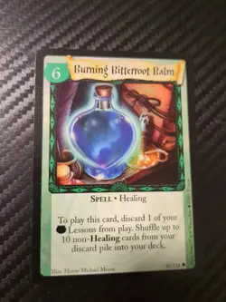 Harry Potter Trading Card Game Burning Bitterroot Balm 45/116 Wizards NM/Mint - Image 1