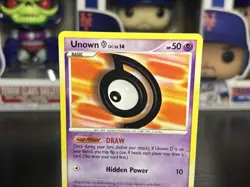 Unown #68/130 - Diamond & Pearl - Non Holo Pokemon Card - Image 2