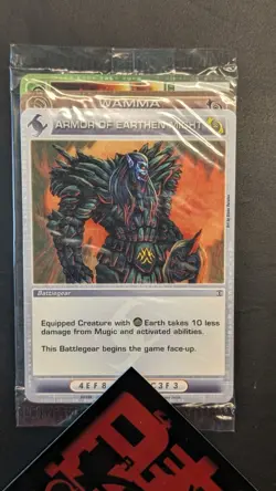 Chaotic Fire And Stone 3 Card Promo Featuring Armor Of Earthen Might 63/100 - Image 1