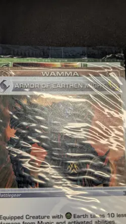 Chaotic Fire And Stone 3 Card Promo Featuring Armor Of Earthen Might 63/100 - Image 2