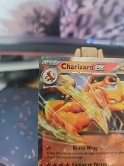 Pokemon TCG Charizard EX 006/165 RR SV2a 151 Card NM Condition - Image 2