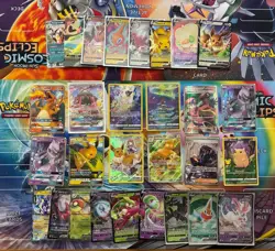 Pokemon Card Lot Full Art Alt Art Fire Mew Eevee Charizard Sylveon Pikachu - Image 1