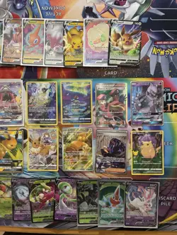 Pokemon Card Lot Full Art Alt Art Fire Mew Eevee Charizard Sylveon Pikachu - Image 2