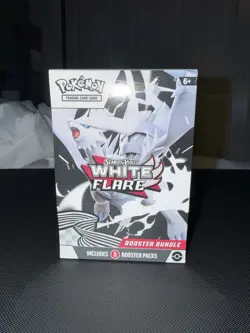 Pokemon WHITE FLARE Booster Bundle Box New Factory Sealed Cards 6 Packs TCG - Image 1