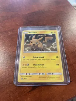 Black Star Promo set Pikachu HOLO #SM227 Sun & Moon Pokemon Card NM - Image 1