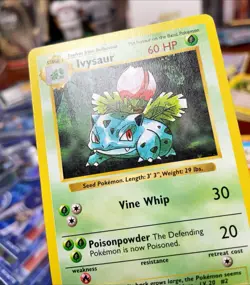 🔥 Ivysaur 30/102 Shadowless Base Set Pokemon Card 1999 WOTC LP TCG - Image 3