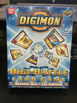 Digimon Card Game Digi Battle 2 Player Starter Set Pack 1st Edition Sealed - Image 1