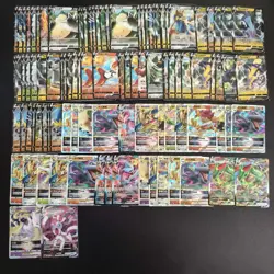 100 Lot Pokemon TCG Chinese Card RR RRR VMAX Mewtoo Rayquaza Sylveon A44 SQ - Image 1