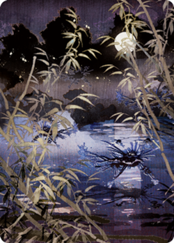 Swamp Art Card - Art Series: Kamigawa: Neon Dynasty #81/81 MTG Magic The Gatheri - Image 1
