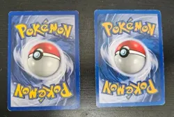 1999 Pokemon Base Set Pikachu & Riachu Holo TCG Cards - Image 2