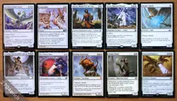 Set 10 White Life Gain Creatures & Spells *NM* (Magic MTG) Archon of Sun's Grace - Image 1