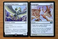 Set 10 White Life Gain Creatures & Spells *NM* (Magic MTG) Archon of Sun's Grace - Image 2