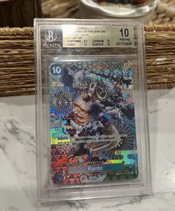 BGS 10 Pristine OP05 One Piece Card Awakening of the New Era OP04-044 SP Kaido - Image 1