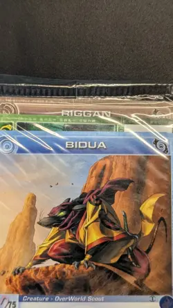 Chaotic Fire And Stone 3 Card Promo Featuring Bidua 3/100 Sealed - Image 1