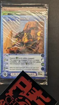 Chaotic Fire And Stone 3 Card Promo Featuring Bidua 3/100 Sealed - Image 2