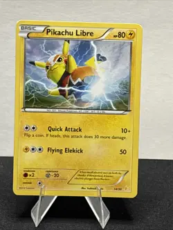 Pikachu Libre 14/30 Non-Holo XY Trainer Kit Pokemon Card TCG - Image 1
