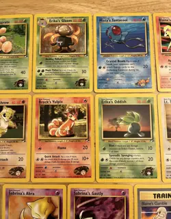 Vintage Pokemon TCG Cards: Lot of 14 GYM HEROES Set Cards (P03) - Image 3