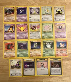 Vintage Pokemon TCG Cards: Lot of 19 LEGENDARY COLLECTION Cards LP (P05) - Image 1