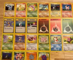 Pokemon Card Lot: Base/Fossil/Jungle Unlimited Common/Uncommon -38 Cards- (047) - Image 2