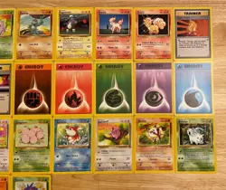 Pokemon Card Lot: Base/Fossil/Jungle Unlimited Common/Uncommon -38 Cards- (047) - Image 3