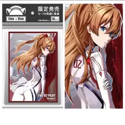 Waifu Spicy Card Sleeves -60 Pieces: Neon Genesis Evangelion - Asuka - Image 1