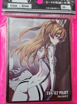 Waifu Spicy Card Sleeves -60 Pieces: Neon Genesis Evangelion - Asuka - Image 2