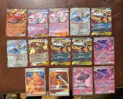 POKEMON PHANTASMAL FLAMES CARD LOT ENGLISH POKEMON CARD TCG ALL NM+ - Image 1