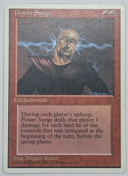 MTG - Power Surge - 4th Edition 4ED LP - Image 1