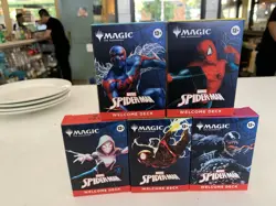 Sdcc 2025 Magic The Gathering MTG Marvel Spider-Man Welcome Deck Complete Set - Image 1