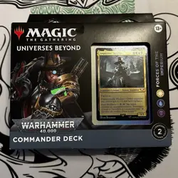 MTG Magic The Gathering - WH 40k Commander Deck -Forces Of The Imperium [SEALED] - Image 1