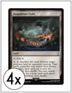 4x Demolition Field, Final Fantasy Commander, Magic MTG NM - Image 1