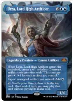 Urza, Lord High Artificer (Borderless) Dominaria Remastered Regular NM/M - Image 1
