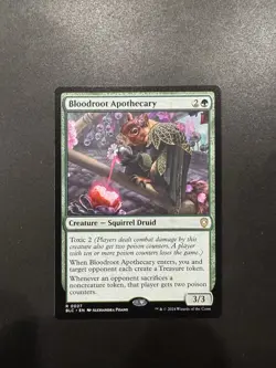 Bloodroot Apothecary 0027 Rare Non Foil Bloomburrow Commander MTG NM - Image 1