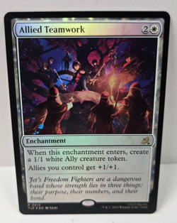 Allied Teamwork 0213 FOIL Rare - Avatar: The Last Airbender - MTG Magic - Image 1