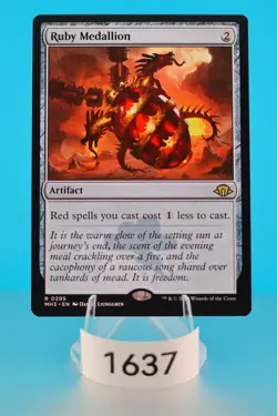 MTG Ruby Medallion Modern Horizons 3 Regular #295 - Image 1