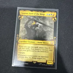 Sauron, Lord of the Rings 0478 Non-Foil NM Pack Fresh Showcase Scrolls - Image 1