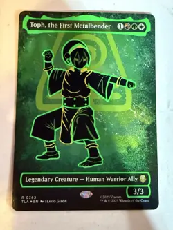 Magic The Gathering Avatar The Last Airbender Neon Toph The First Metalbender - Image 1