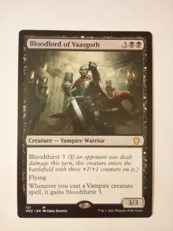 Black Vampire Deck - Custom MTG Magic the Gathering Deck Bloodlord Of Vaasgoth - Image 1