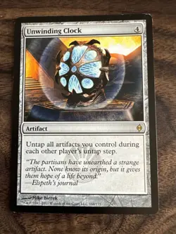 Unwinding Clock - Commander 2018 - MP - MTG - Image 1