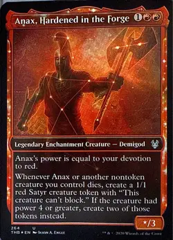 Anax, Hardened in the Forge (Showcase) Foil U Theros Beyond Death 264 NM - Image 1