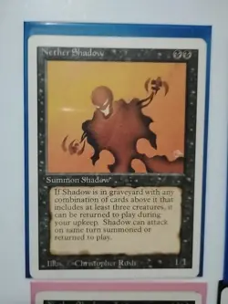 Magic the Gathering Nether Shadow X4 Three 3rd One 4th Edition - Image 3