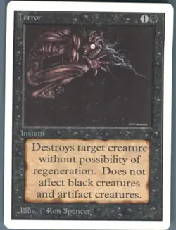 Magic the Gathering MTG Unlimited Edition Terror # Buy 2 Get 1 - Image 1