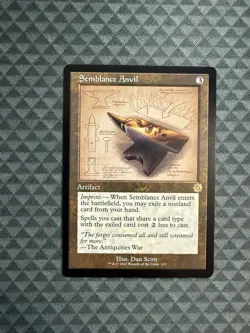 MTG Semblance Anvil #115 Schematic Rare The Brothers’ War: Retro Frame A. (BRR) - Image 1
